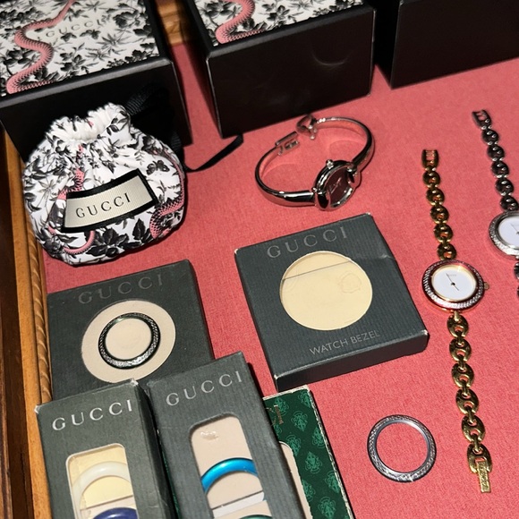 New GUCCI Bangle style Watch & Lots of New Bezels - Picture 3 of 11